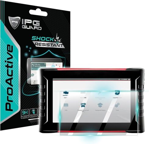 IPG ProActive Made for Snap on SOLUS+ Scan Tool 8 Inch Display 9H Hardness Screen Protector Nano Ceramic Film Ultra Responsive High Clarity Anti Scratch Smudge & Shock Proof Guard for Solus in Saudi Arabia