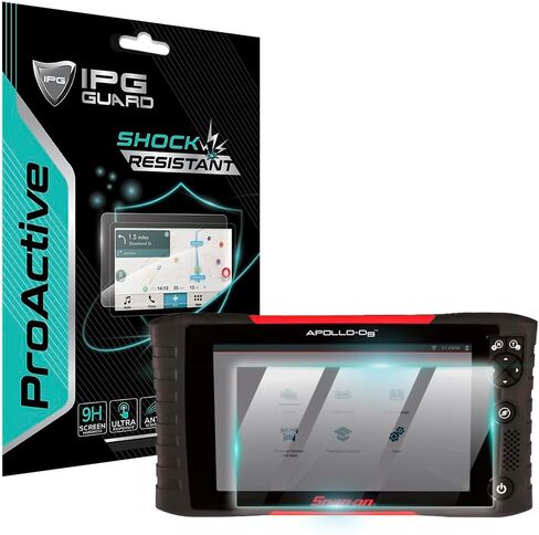 IPG ProActive Made for Snap on SOLUS+ Scan Tool 8 Inch Display 9H Hardness Screen Protector Nano Ceramic Film Ultra Responsive High Clarity Anti Scratch Smudge & Shock Proof Guard for Solus in Saudi Arabia