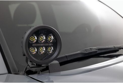 Rough Country Dual 2" LED Ditch Light Kit for Toyota Tacoma (2016-2023) - (2) 2-in Black Series LED Cubes, Flood Beam in Saudi Arabia