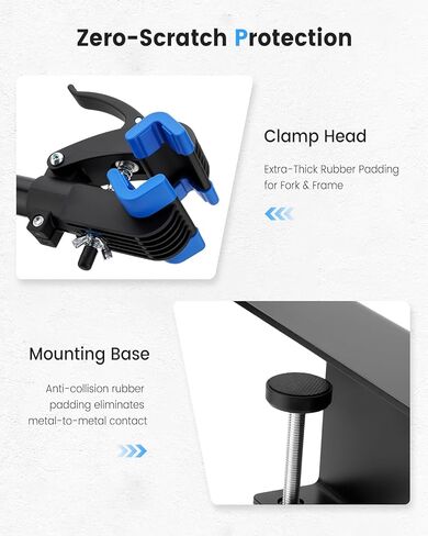 رف دراجة لسرير الشاحنة مُحسَّن للالتقاطات، رفوف سيارات للدراجة شديدة التحمل مع تعديل متعدد الزوايا بزاوية 360 درجة، حامل دراجة على سرير بيك أب مناسب عالمي مع وسادات مطاطية مضادة للتصادم in Kuwait