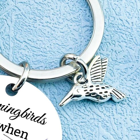 Hummingbird Gifts for Women Hummingbird Keychain Humming Bird Gift Ideas Bird Gifts for Women Sympathy Gift for Loss of Loved One Bereavement Remembrance Memorial Keychain in Saudi Arabia