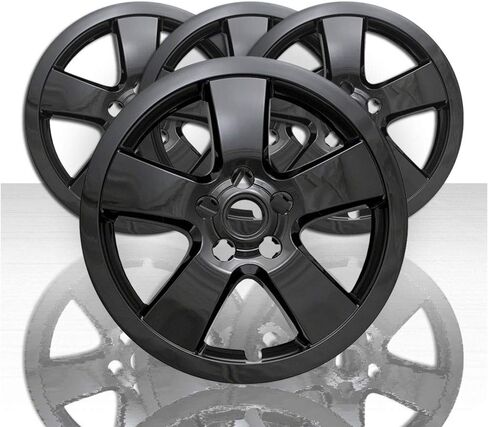 مجموعة انعكاسات تلقائية مكونة من 4 جلود عجلات مقاس 16 بوصة و5 قضبان لسيارة Chevy Cruze 1LT 2011-2015 - كروم in Kuwait