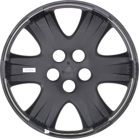 AUTOWIKI 15 Inch Hubcaps Set of 4 Compatible for Toyota Corolla 2005-2008 Black Wheel Rim Cover, Wheel Hubcaps PP Material Hub Cap Snap On Replacement fit for 05-08 Corolla in Saudi Arabia