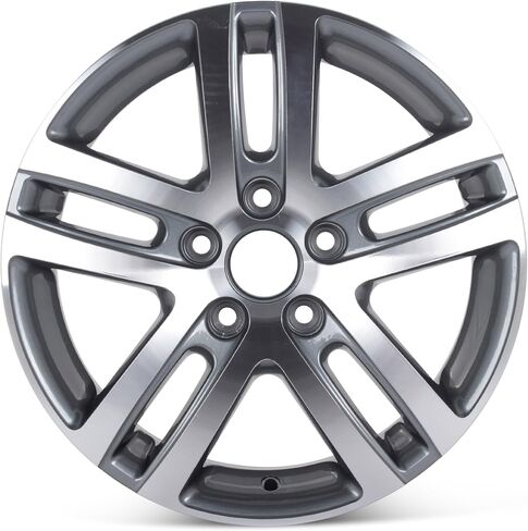 New 16" Alloy Wheel for Volkswagen Jetta VW 2005-2018 Machined with Charcoal Rim 69812 in Kuwait