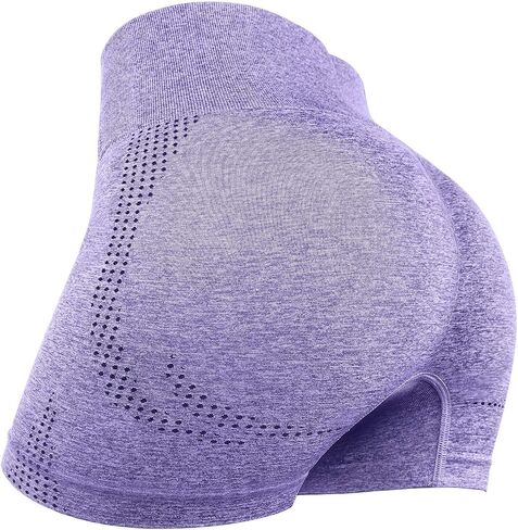 Seamless Biker Shorts for Women High Waist Butt Lifting Workout Yoga Activewear in Saudi Arabia