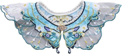 شال كاذبة شال اللؤلؤ التفاف Yunjian طوق انفصال التطريز الأزهار الزخرفية الصينية Mamianqun Yunjian in Kuwait