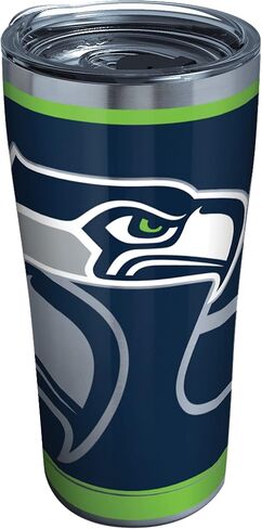 Tervis Triple Walled NFL Seattle Seahawks Insulated Tumbler Cup Keeps Drinks Cold & Hot, 30oz - Stainless Steel, Rush in Saudi Arabia