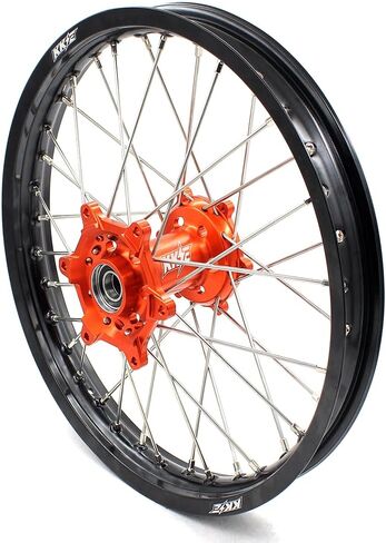 KKE 2.15 * 18" Dirt Bike CNC Rear Wheel Rim Fit KTM EXC/EXC-F/SX/SX F/XC/XCF/XCW/XCF-W 125-530 2003-2026 Orange Hub in Kuwait