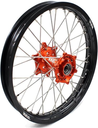 KKE 2.15 * 18" Dirt Bike CNC Rear Wheel Rim Fit KTM EXC/EXC-F/SX/SX F/XC/XCF/XCW/XCF-W 125-530 2003-2026 Orange Hub in Kuwait