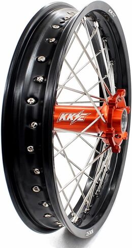 KKE 2.15 * 18" Dirt Bike CNC Rear Wheel Rim Fit KTM EXC/EXC-F/SX/SX F/XC/XCF/XCW/XCF-W 125-530 2003-2026 Orange Hub in Kuwait