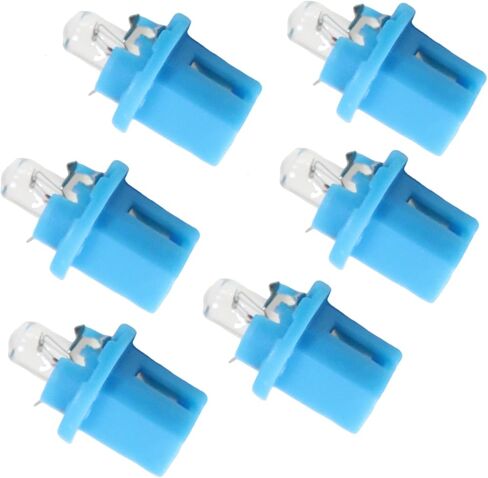 Dashboard Instrument Cluster Bulb(Set of 6pcs) 12V/1.2W with Blue Socket Fit for Mercedes Replace#0015449794 in Kuwait