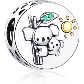 قلوب سحر الأم كوالا متوافقة مع أساور باندورا والقلائد والمجوهرات هدية عيد الأم المرأة حبة سحر مكعب زركونيا in Kuwait