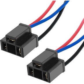 قطعتان من موصل المصباح الأمامي للسيارة H4، مقبس المصباح الأمامي أنثى 18AWG لاستبدال مقبس توصيل أسلاك المصابيح الأمامية القديمة، موصل ضفيرة للمصابيح الأمامية للسيارة 12 فولت 3 دبابيس مع أسلاك in Kuwait
