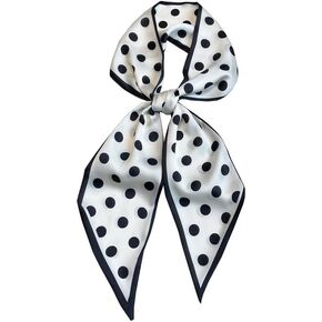 ربطات العنق وشاح حريري طويل وواسع منقط ووشاح الرأس وأوشحة الرقبة والشعر in Kuwait