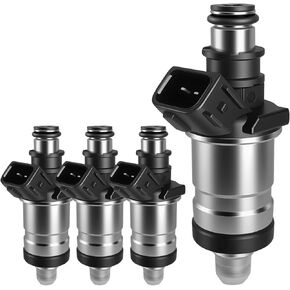 Upgraded 1 Holes Fuel Injectors Fits for Honda: Civic 1.6L/ CR-V 2.0L/ Accord/Odyssey 2.3L 1998-2002; For Acura: Integra 1.8L/ CL 2.3L/ RL V6 3.5L/ TL V6 3.2L 1996-2001,OEM# 06164P2J000 (4 Pcs) in Kuwait