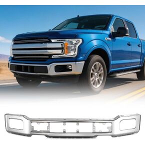 VRC Front Bumper Compatible with 2018 2019 2020 Ford F-150 F150,One-Piece Bumper Chrome Face Bar,For 18 19 20 F150 Replacement,FO1002430 in Kuwait