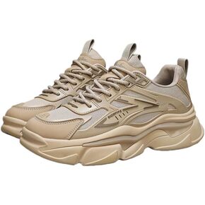 Men's Breathable Heightening Vintage Sports Shoes - Ideal for Hiking, Travel & Running in Kuwait