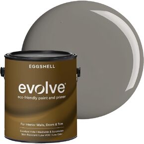 EVOLVE Interior Paint & Primer, Eggshell (Pale Blue), 5 Gallon – One-Coat Coverage, Excellent Hide, Low VOC, Low Odor, Washable Paint for Walls, Doors & Trim in Kuwait