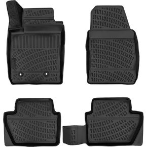 سجادات أرضية Ford EcoSport 2018-2022 ثلاثية الأبعاد تناسب حسب الطلب متوافقة مع سجادات السيارة المطاطية Ford EcoSport مقاسة بالليزر للصف الأول والثاني من بطانات أرضية الصف الأول والثاني مقاومة للماء في جميع الأحوال الجوية وعديمة الرائحة وغير قابلة للانزلاق in Kuwait