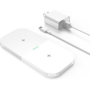 شاحن لاسلكي GEEKERA لهاتف Samsung، محطة شحن لاسلكية قابلة للطي 3 في 1 لهاتف Samsung Galaxy Z Flip/Fold 6 5 4 3، S24 S23 S22 S21 S20 Ultra Plus، Watch 6 5 4 3 Active، Buds 2 Pro/Live، Android in Kuwait