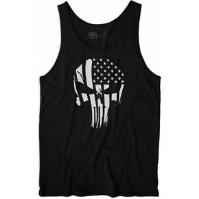 Tactical Pro Supply Patriotic Punisher Flag Tank Tops in Kuwait