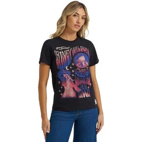 Wrangler Women's X Lainey Wilson to The Moon T-Shirt - Black in Kuwait