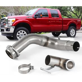 Stainless Steel Exhaust Pipe Kit for 2015-2019 Ford F250 F350 F450 F550 6.7L 4" Powerstroke Diesel in Kuwait