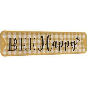 Metal Beach House Sign, 16×4 Inch Coastal Themed Wall Decor, Beachy Wall Art Room Bedroom Bathroom Decorations for Home in Kuwait