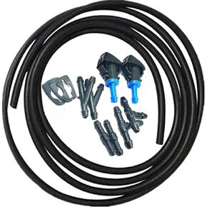 5116079AA Windshield Washer Nozzle Kit Compatible with Chrysler Dodge Jeep Ram 5113049AA 55077460AA 5160308AA 4805742AB Models 78 inch Hose in Kuwait