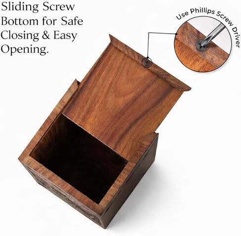 Personalized Engraved Wood Urn for Human & Pet Ashes, Handcrafted Wooden Funeral Memorial Urns for Dogs & Cats, Large Capacity Cremation Keepsake Box, Custom Size XS to XL (12 lbs to 250 lbs Capacity) in Saudi Arabia