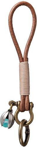 COPPERTIST.WU Leather Cord Horseshoe Clasp Keychain w Spring Clasp O Ring DIY Accessories for Men Women (With Pistachio Charm) in Saudi Arabia