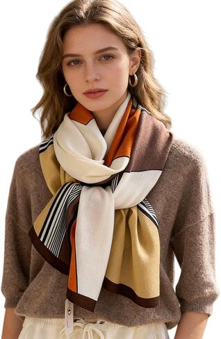 وشاح نسائي للرقبة، حجاب، أوشحة عصرية، شالات طويلة خفيفة الوزن للنساء BA23 in Kuwait