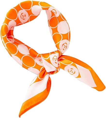 27 inch Silk Like Polyester Scarf Women's Fashion Pattern Large Square Satin Headscarf Headdress in Saudi Arabia
