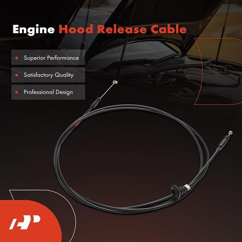 A-Premium Front Hood Latch Release Cable Without Handle Compatible with Lexus ES300 2002-2003, ES330 2004-2006, 82.48 Inch in Saudi Arabia