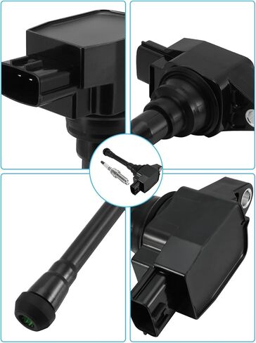 مجموعة من 4 قطع ملف إشعال UF708 وشمعات إشعال إيريديوم لنيسان NV200 2.0L L4 2013-2019، استبدال # PR4011 PPCUC16 IC812 2505-302211 22448-1KT0A in Saudi Arabia