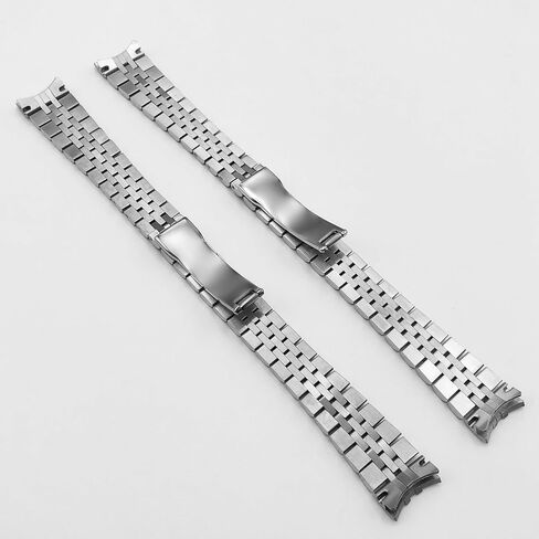 17mm Jubilee Watch Band Bracelet Replacement For 31mm Rolex Midsize 6824 68263 68273 68274 68278 Solid Link Hidden Clasp Stainless Steel in Saudi Arabia