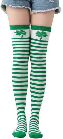 Women Over the Knee Thigh High Socks 26.5 Inches Funny Festive Socks Novelty Gifts in Saudi Arabia