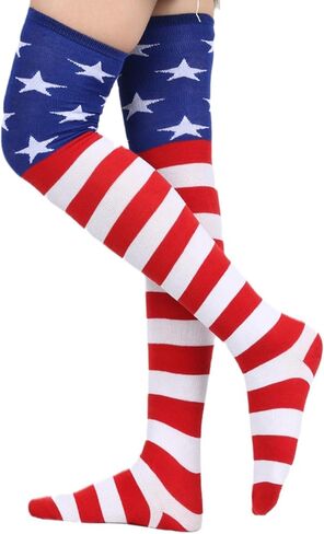 Women Over the Knee Thigh High Socks 26.5 Inches Funny Festive Socks Novelty Gifts in Saudi Arabia