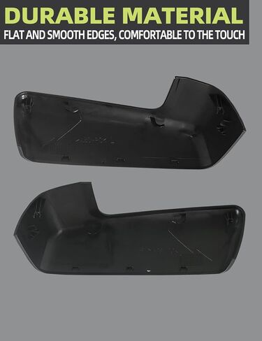 أغطية مرآة خارجية متوافقة مع Chevy Silverado 1500 2500 3500 2019-2024/ GMC Sierra 1500 2500 3500 2019-2024 قطع غيار الملحقات تحل محل 84732185 84732186 يسار يمين أسود لامع 1 زوج in Kuwait