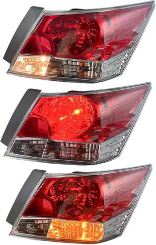 يصلح ل 2008-2012 هوندا أكورد الذيل ضوء الجمعية، مصباح الفرامل الضوء الخلفي ل 2008 2009 2010 2011 2012 أكورد 4 باب سيدان استبدال الجانب الأيمن الركاب HO2801172 33500TA0A01 in Kuwait