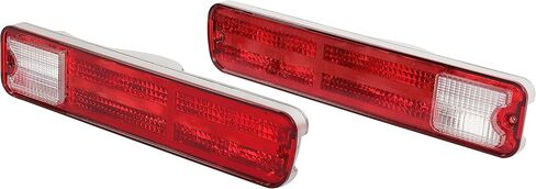 مصباح ضوء خلفي KUAFU متوافق مع 1979-1987 تشيفي شيفروليه إل كامينو ماليبو جي إم سي كاباليرو ستيشن واجون جانب السائق وجانب الركاب - عدسة حمراء in Kuwait