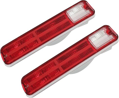 مصباح ضوء خلفي KUAFU متوافق مع 1979-1987 تشيفي شيفروليه إل كامينو ماليبو جي إم سي كاباليرو ستيشن واجون جانب السائق وجانب الركاب - عدسة حمراء in Kuwait