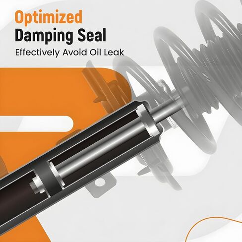 maXpeedingrods 2Pc Front Strut for Ford Escape AWD 2014 FWD 2014-2019, 172751 172750 Complete Shock Absorber Strut with Coil Spring Assembly in Saudi Arabia