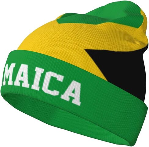 Cute Flag Hat Caps for Men Women Winter Slouchy Knit Beanie Hats Soft Ski Hat in Saudi Arabia