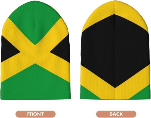 Cute Flag Hat Caps for Men Women Winter Slouchy Knit Beanie Hats Soft Ski Hat in Saudi Arabia