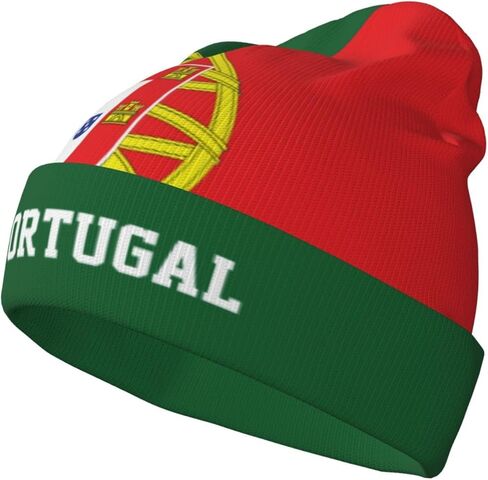 Cute Flag Hat Caps for Men Women Winter Slouchy Knit Beanie Hats Soft Ski Hat in Kuwait