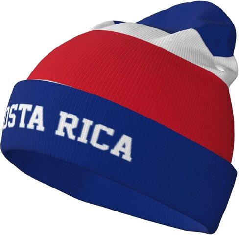 Cute Flag Hat Caps for Men Women Winter Slouchy Knit Beanie Hats Soft Ski Hat in Saudi Arabia