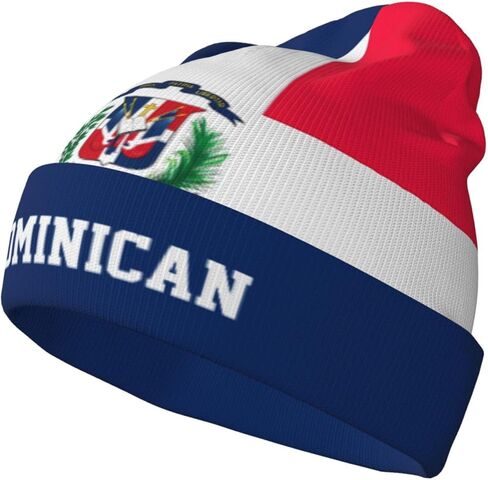 Cute Flag Hat Caps for Men Women Winter Slouchy Knit Beanie Hats Soft Ski Hat in Saudi Arabia