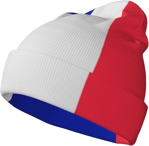 Cute Flag Hat Caps for Men Women Winter Slouchy Knit Beanie Hats Soft Ski Hat in Saudi Arabia