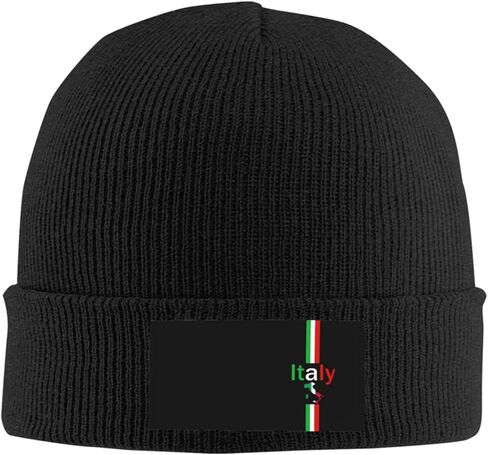 Italy Slouchy Stretch Beanie Hat for Italian Flag Knit Caps Italian Slouch Beanie Hats Italy Hats in Saudi Arabia